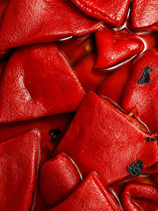 Pimientos rojos asados