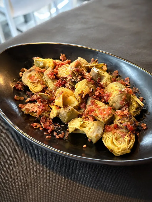 Alcachofas salteadas